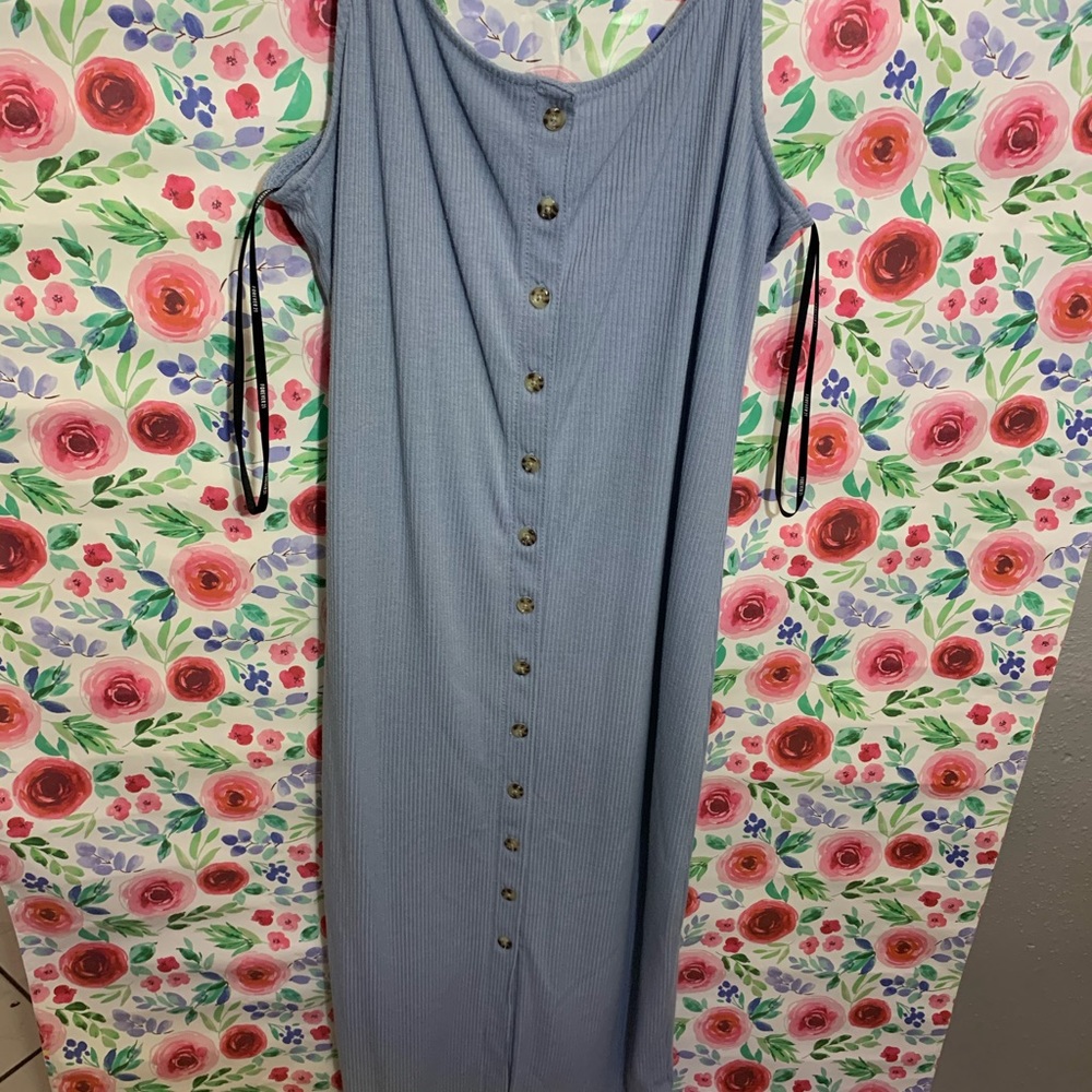 Baby blue dress